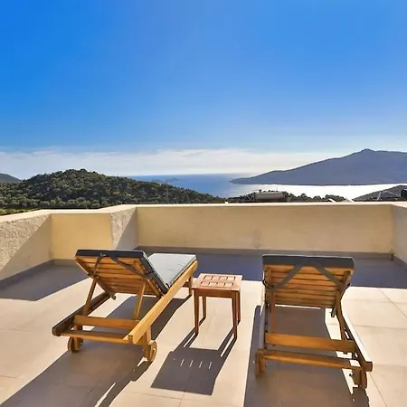 Marsilya Is Stone House For 8 People With A Magnificent Sea View In Kalkan *