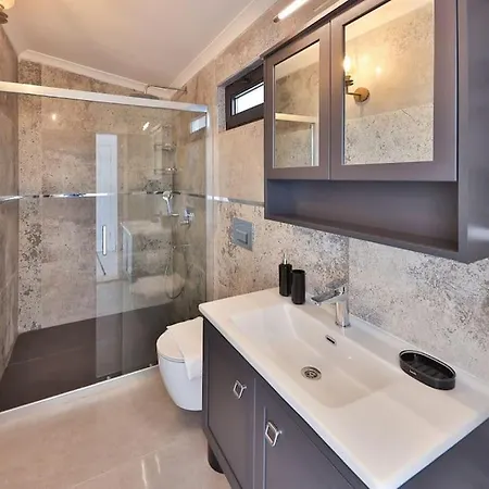 Marsilya Is Stone House For 8 People With A Magnificent Sea View In Kalkan Βίλα