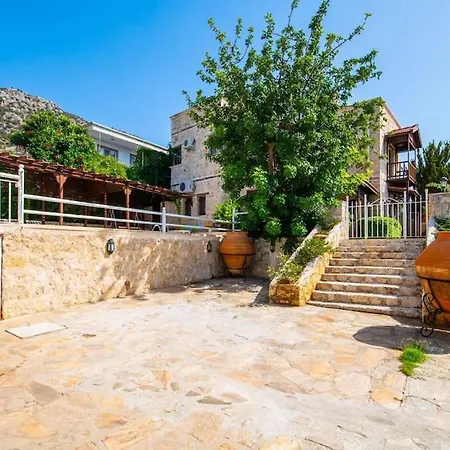 Marsilya Is Stone House For 8 People With A Magnificent Sea View In Kalkan * Kaş