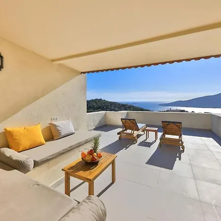Marsilya Is Stone House For 8 People With A Magnificent Sea View In Kalkan * Kaş